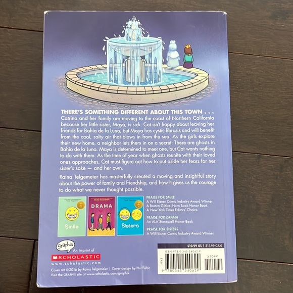 Tween Books graphic novel bundle Raina Telgemeier-Ghosts, Smile, Sisters & Drama - Picture 5 of 6